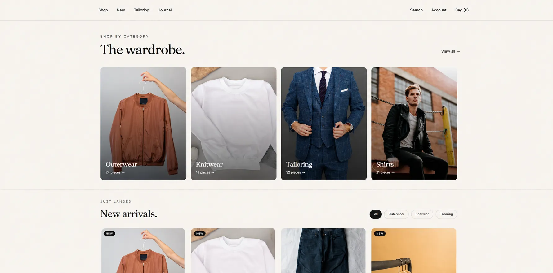 Shopify Store Redesign 1